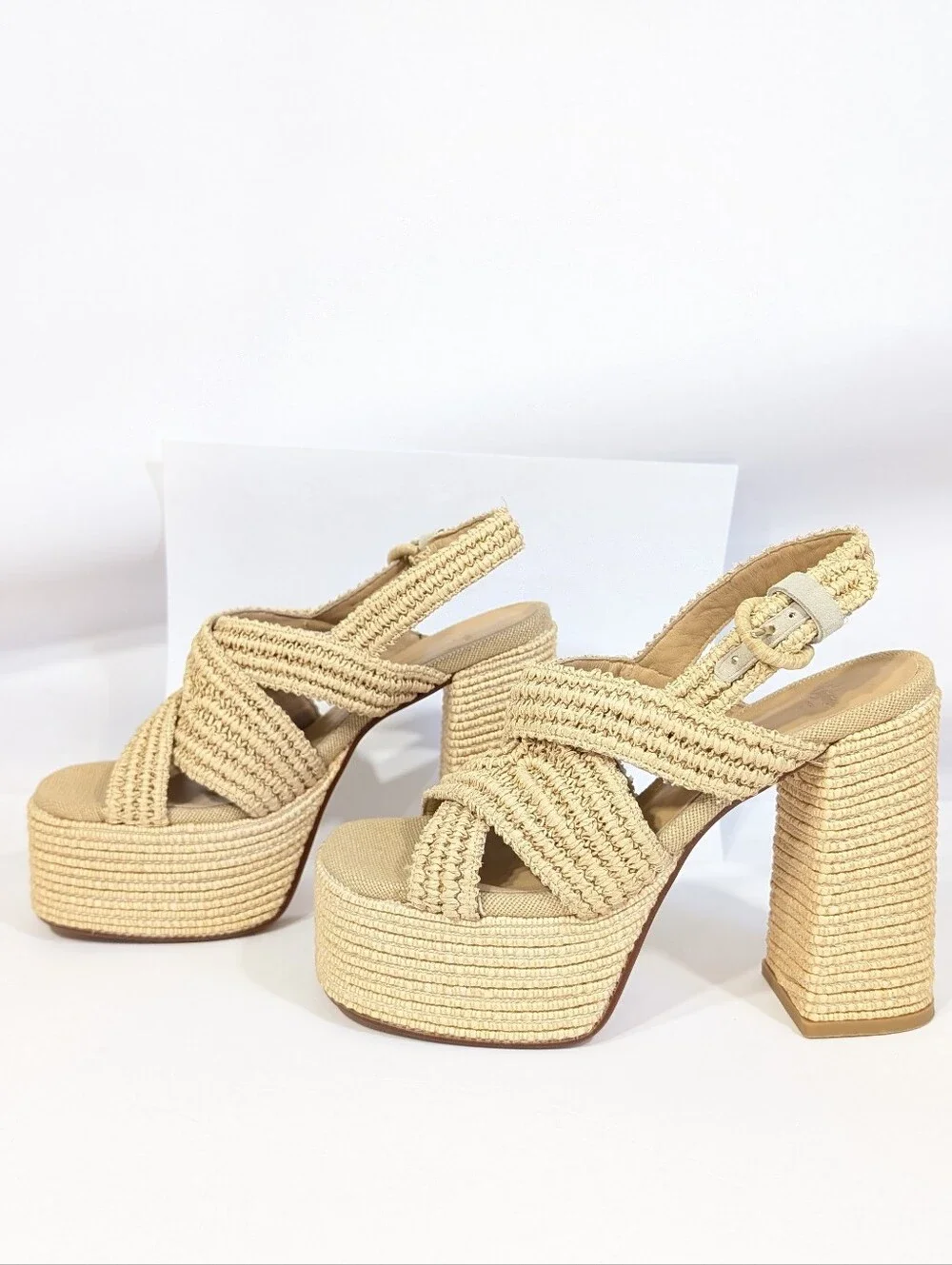 Castaner Platform Sandals Eu 37 Women Fulvia Espadrille Shoes chunky ultra high